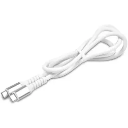 Altitude Barlitt Fast Charge Type-C to Type-C Charging Cable Cable in Jar Solid White Cable